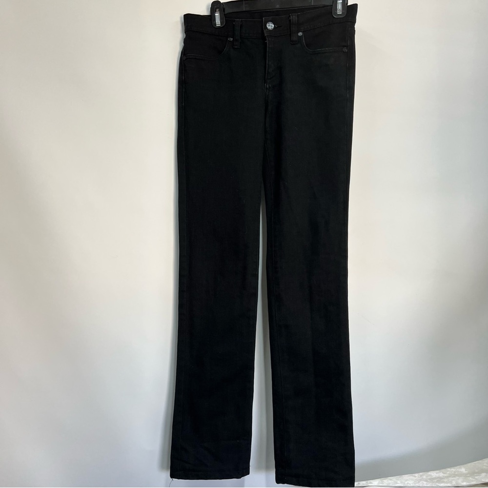 Womens size 26 classic Tory Burch black denim jeans